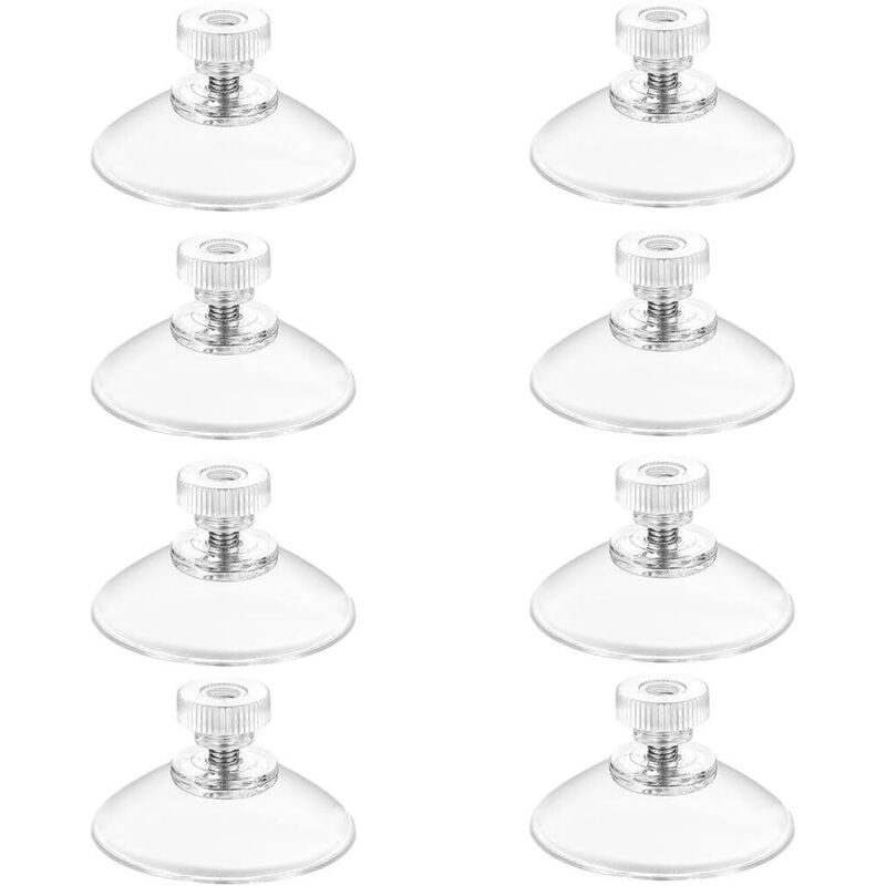 Ventouse,8 x ventouses ø 50 mm avec Filetage M4x10mm Transparent - Lntyq