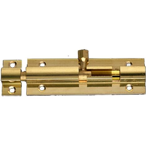 Lntyq Vintage-Türschieberiegel, 7,6 cm, Türriegel mit Schrauben für Badezimmer, Schlafzimmer, Schrank, Balkon und andere Orte (Gold)