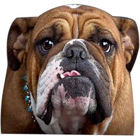 Lntyq Vinyl-Aufkleber „Bulldog“ für die rechte Seite des Autofensters