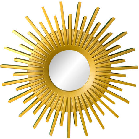 Lntyq Wandspiegel für Schlafzimmerdekor und Heimdekor - Goldene runde Spiegel für Wanddekor - Kreisförmige Spiegel Moderne Wanddekor-Geschenke für Frauen und Mütter - Dekorative Spiegel