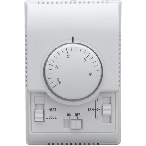 Lntyq Zentraler Klimaanlagenthermostat Mechanischer Steuerschalter Klimaanlage 110-220 V Mechanischer Steuerschalter Klimaanlagenthermostat, 14 x 10 x 5 cm