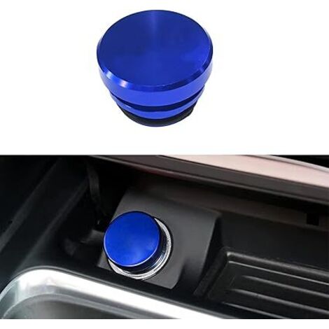 Lntyq Zigarettenanzünder-Steckdosenabdeckung, Staubschutzhülle aus Aluminium für Zigarettenanzünder, wasserdichte, staubdichte Zigarettenanzünder-Abdeckung, Ersatzzubehör, für Auto, LKW, Boot, Yacht (