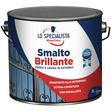 Lo Specialista Smalto a Solvente Brillante 2 l Marrone