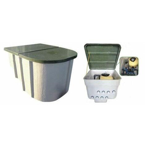 Locale tecnico per piscine Comodo, da16, 23 o 30 mc/h con pompa Breton o Carrera   Trifase  Comodo 30 mc/h Carrera