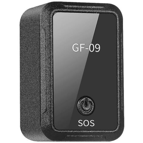 Localisateur antivol Gf-09 avec application de contrôle, mini enregistreur vocal portable et GPS