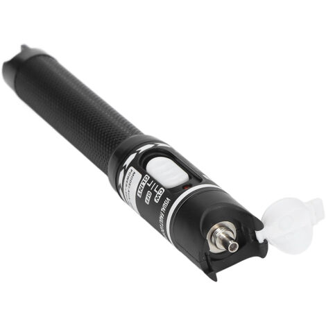 Localisateur de défaut optique 50mW 50km en alliage d'aluminium, testeur de source laser avec stylo nettoyage connecteur LC