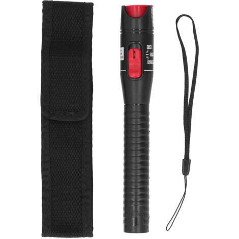 Localisateur de Fautes Visuel Source Lumineuse Puissante Détection Rapide et Précise Connecteur 2,5mm Stylo Lumineux Rouge Testeur Fibre Optique 50A (&gt50mW Puissance Optique)