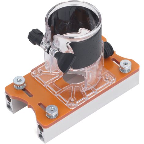 Localisateur de plaque de fente pour Machine de découpage et couvercle transparent, bouclier de protection en plastique d'ingénierie en alliage d'aluminium pour outils électriques