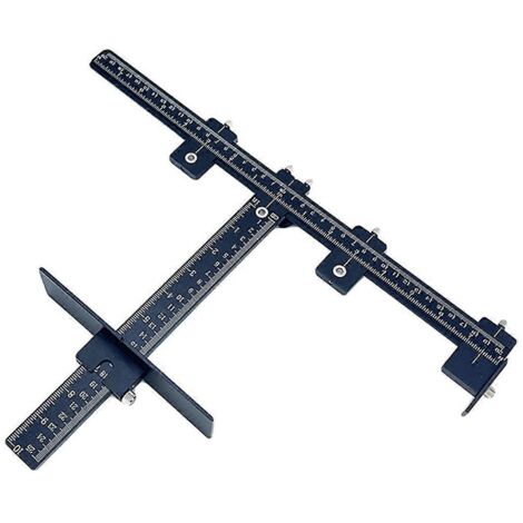 Localisateur de poignée de poinçonnage pour porte d'armoire, guide de perçage pour poignée de poinçonnage, B--