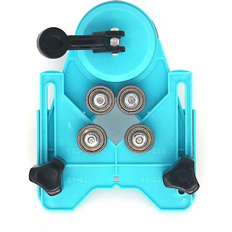 Linghhang - Localisateur de poinçonnage pour carreaux de céramique Fixateur de poinçonnage en marbre de verre Chanfrein de localisation de perçage