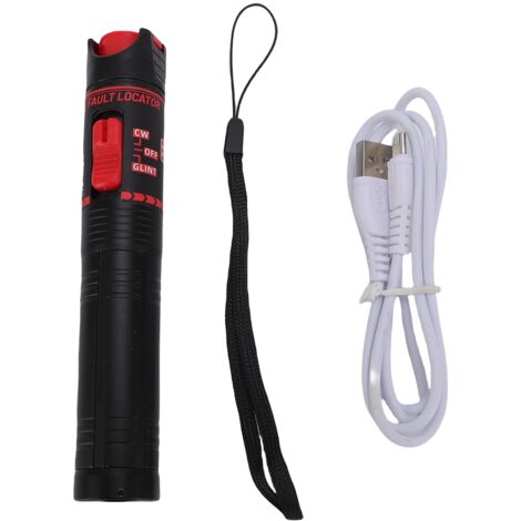 Localisateur visuel de défauts, 50KM, connecteur universel, 2.5mm, Rechargeable, Fiber non tactile, stylo à lumière rouge, testeur de câbles optiques