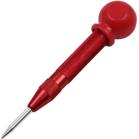 Localizador automático de punzones, punzón de alta dureza, rompevidrios, punzón de 130 mm, rompedor de agujeros por impacto, marcador de posicionamiento de herramientas