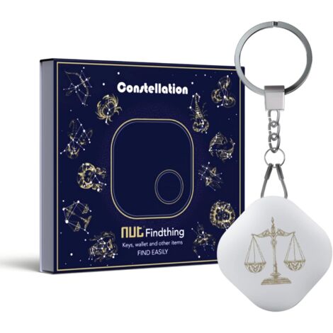 Localizador de objetos Bluetooth, báscula para llaves, billetera y mochila, color blanco