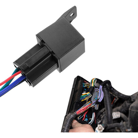 Localizador de relé de coche, interruptor de relé de posicionamiento de coche fácil de usar, relé automotriz de alta calidad para coche, camión, furgoneta, motocicleta,España