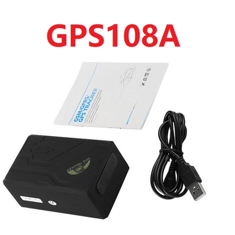 Localizador GPS con batería de larga duración para coche, localizador GPS con batería cortada de aceite, GPS108, TK108, plataforma de aplicación gratuita para seguimiento en tiempo real, alarma de mov