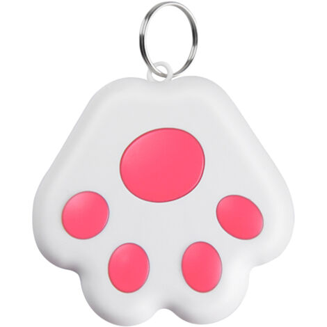 Localizador inteligente Bluetooth para mascotas, llaves, bolsos, carteras, localizador de objetos bidireccional, control por aplicación, disparador para selfies para teléfonos iOS/Android, rosa