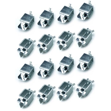 Localizzatore di allineamento delle farfalle in ferro con morsetto per saldatura di testa da 16 pezzi per uso industriale domestico in lamiera