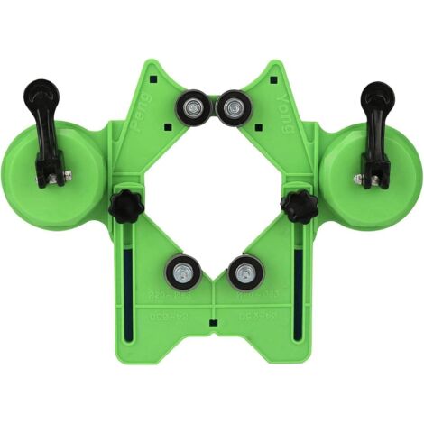 Localizzatore di fori per guida di trapano - Punta da trapano da 4-83 mm Guida per sega a tazza Strumento multifunzione per posizionamento fori regolabile Guida per punta per sega a tazza per vetro Gu