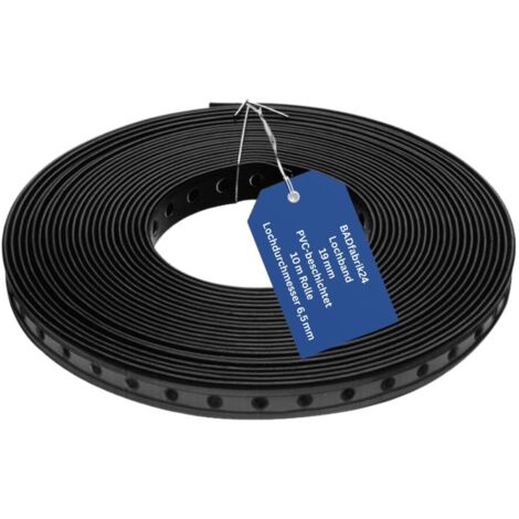 Lochband 19mm PVC-beschichtet je 10 Meter Lochdurchmesser 6.5mm