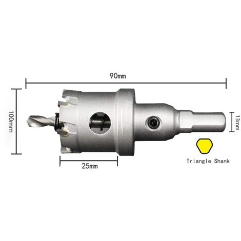 Lochsäge, industrielle Hartmetall-Lochsäge für Edelstahl, 100 mm