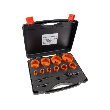 Lochsägen Set "Profi" 15-teilig 19-74mm, inkl. Transportkoffer