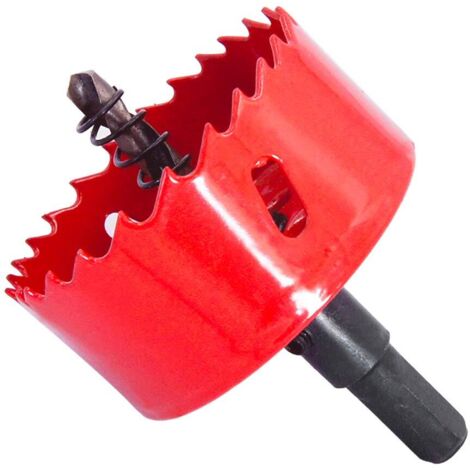 Lochschneider, Bimetall-Lochsäge, zum Bohren von Holz, Blech, Aluminiumprofilen, Trockenbauwänden, PVC und anderen Materialien, elektrisches Bohrwerkzeug (2-5/8" 67 mm)