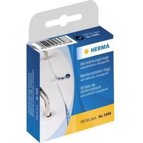 Lochverstärkungsringe 12mm transparent 500 St./Pack. 12mm transparent 500 St./Pack.
