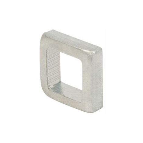 Locinox – Bloc carré en aluminium pour sécuriser poignées – Lot de 2 – Pour serrures en appliques – Résistant aux intempéries