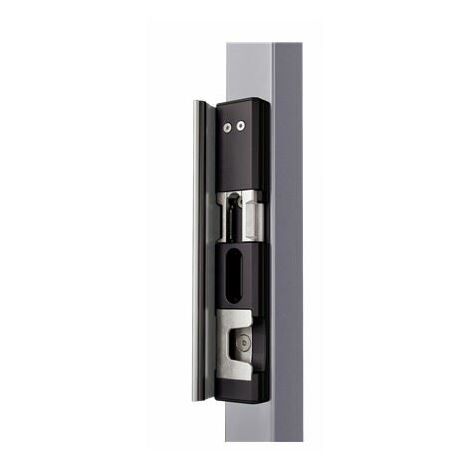 Locinox – Gâche électrique en applique à émission – Résistance 300 kg – Fixation Quick-Fix – Dimensions réglables 40-60 mm – Tension 12V-24V AC/DC