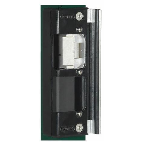 Locinox – Gâche électrique pour serrure à encaster – Fonctionnement à émission – Étanche aux intempéries – Résistance à la poussée 500 kg