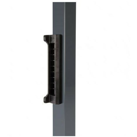 Locinox – Gâche polyamide en applique FORTYLOCK – Pour portillons métal, alu, PVC – Résistante intempéries – Pêne réversible 10mm – Entraxe 92mm