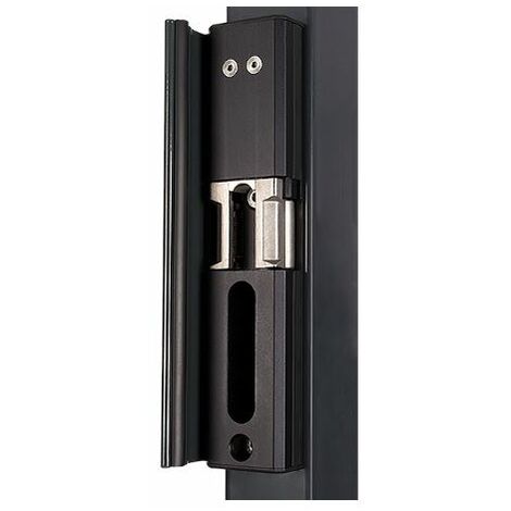 Locinox – Gâche électrique en applique à émission pour serrures LA – Résistance à la poussée 300 kg – Montage rapide avec insert Quick-Fix – 12V-24V AC/DC