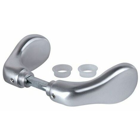 Locinox – Poignées doubles en aluminium pour carré de 8mm – Longueur 90mm – Esthétique et robustesse pour projets d'amélioration maison