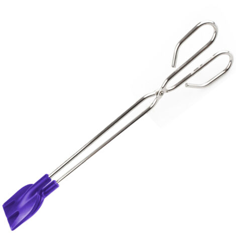 Lockenstab aus Edelstahl mit Silikonklinge, 38 cm
