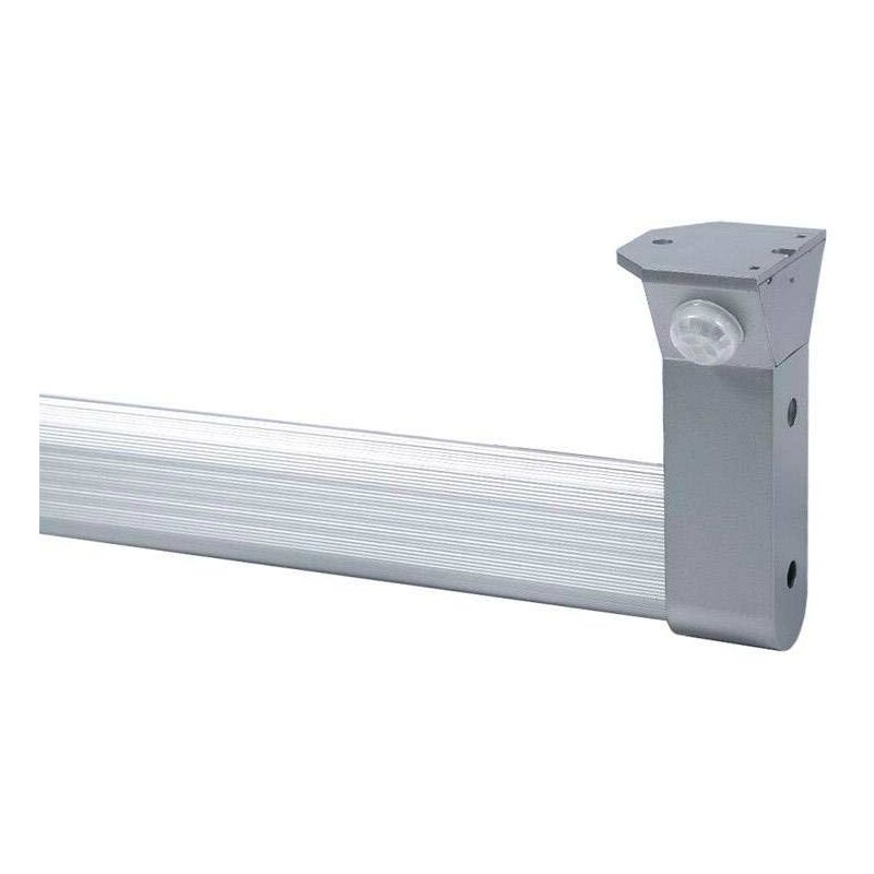 Locker kit barra con luz Led de 100cm para armarios con sensor de movimiento, Blanco neutro