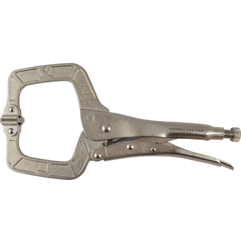 0-80MM Locking C-clamp with Swivel Tips - Kennedy
