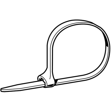 cable tie with clip