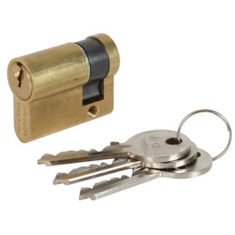 Lockingline CISA 30x10mm Came courte en nickel 08030.02.0.12.LC