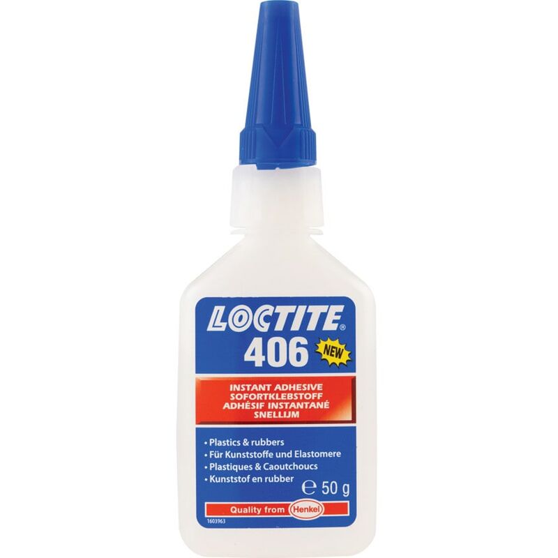 Image of Loctite 406 Prism Cyanoacrylate Adhesive 50GM - Transparent