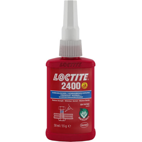 LOCTITE 2400 50ml Frein filet bleu résistance moyenne - Loctite