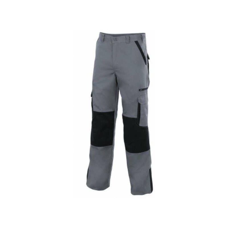 

Velilla Pantalon Plomo Multibolsillos Gris/Rodilla Negro M