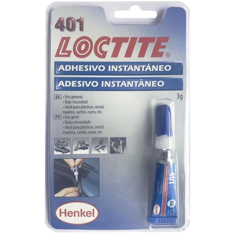 

Adhesivo instantáneo Loctite 3 gr (Blíster)