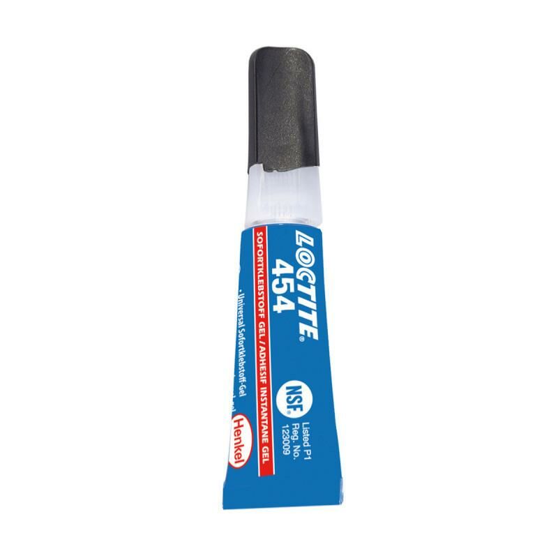 454 super glue, colle gel, adhesif instantanee universel - 5g - Loctite
