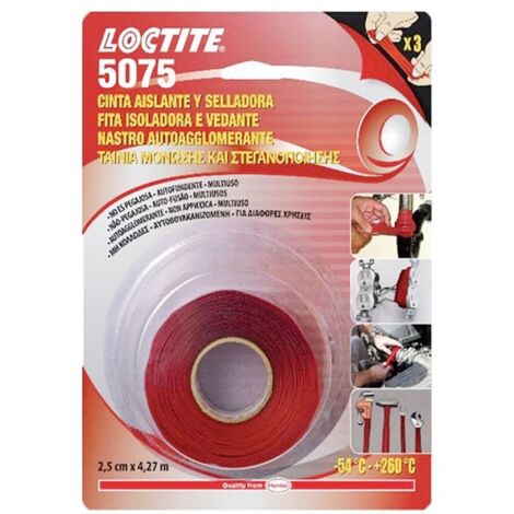 LOCTITE 5075 2,5 cm x 4,27 mt super nastro isolante e sigillante multiuso 1460869