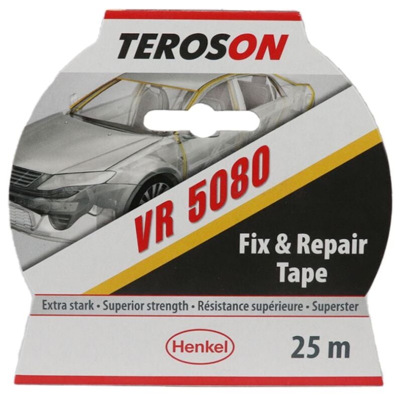 Loctite - teroson vr 5080 - Adhésif de réparation automobile, adhésif extra fort étanche pour voiture - coloris gris - 50 mmx 50 m