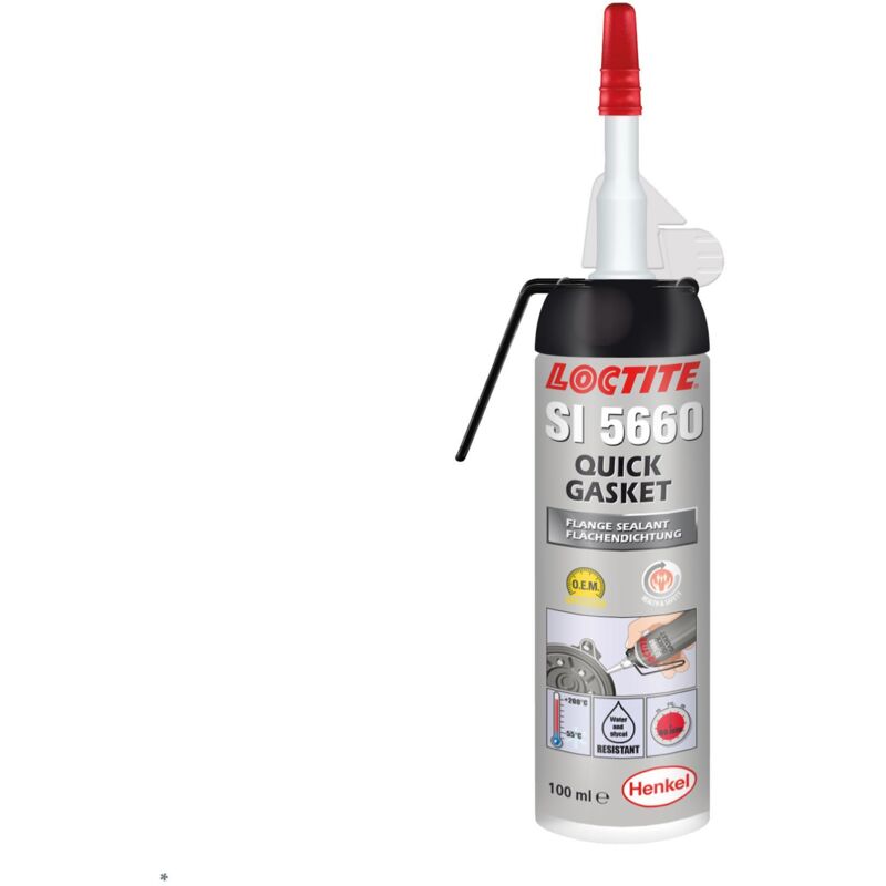 Loctite - 5660 pate a joint silicone gris quick gasket cartouche 100 ml