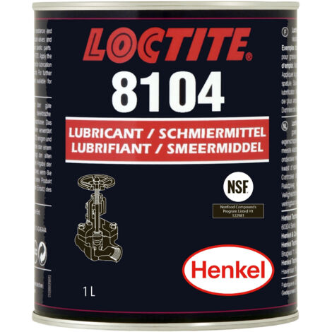 LOCTITE 8104 GRAISSE POUR SOUPAPES ET JOINTS INCOLORE (BOÎTE DE 1L) - 1652337
