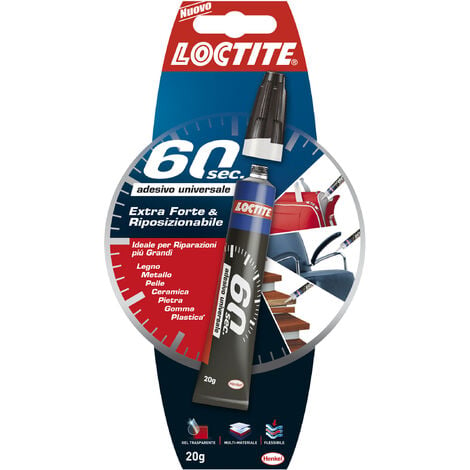 Henkel Loctite 406 Super Colla – Adesivo istantaneo – 20 g – Ideale per  l'uso su plastica e gomma – Confezione da 24 : : Fai da te