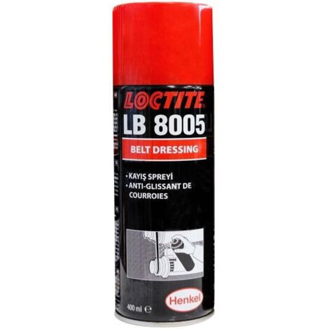 Loctite – Anti-glissant adhérent pour courroies 400 ml – Améliore la transmission – Empêche le patinage – Compatible tous types de courroies