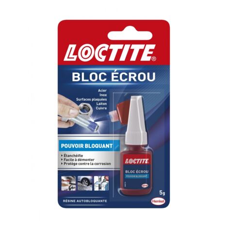 LOCTITE - Colles multi usages bloc écrou 5g